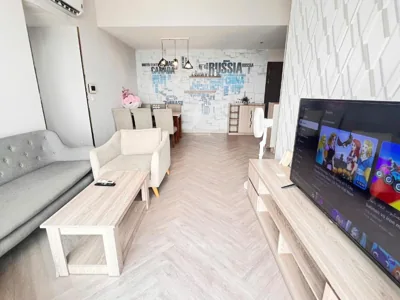 발코니가 있는 쓰리베드룸 아파트 — Min-Max Service Apartment